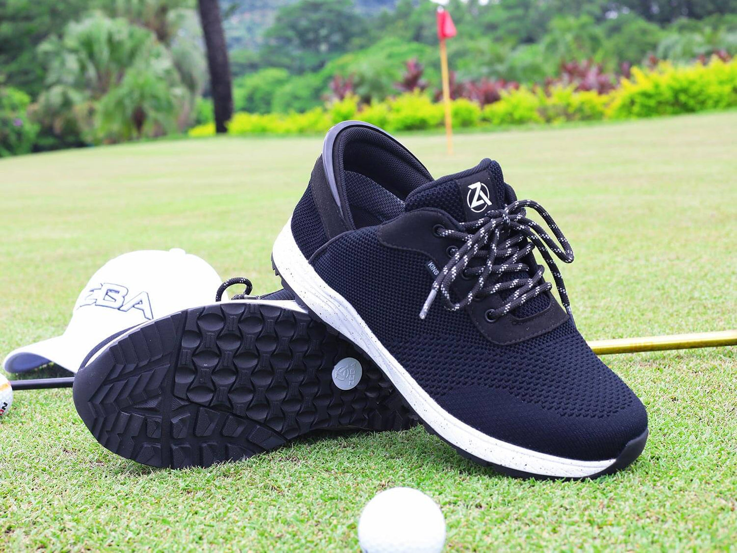 Men's Zeba Golf Shoes (Medium & Extra Wide, Sizes 7-16, Spikeless)