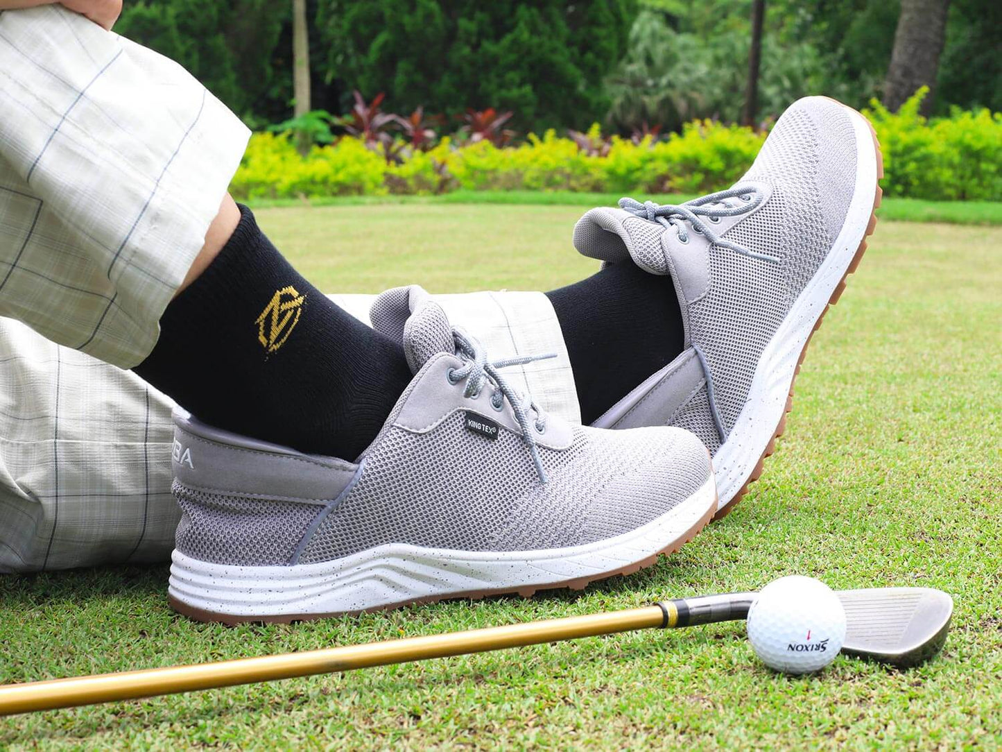 Men's Zeba Golf Shoes (Medium & Extra Wide, Sizes 7-16, Spikeless)
