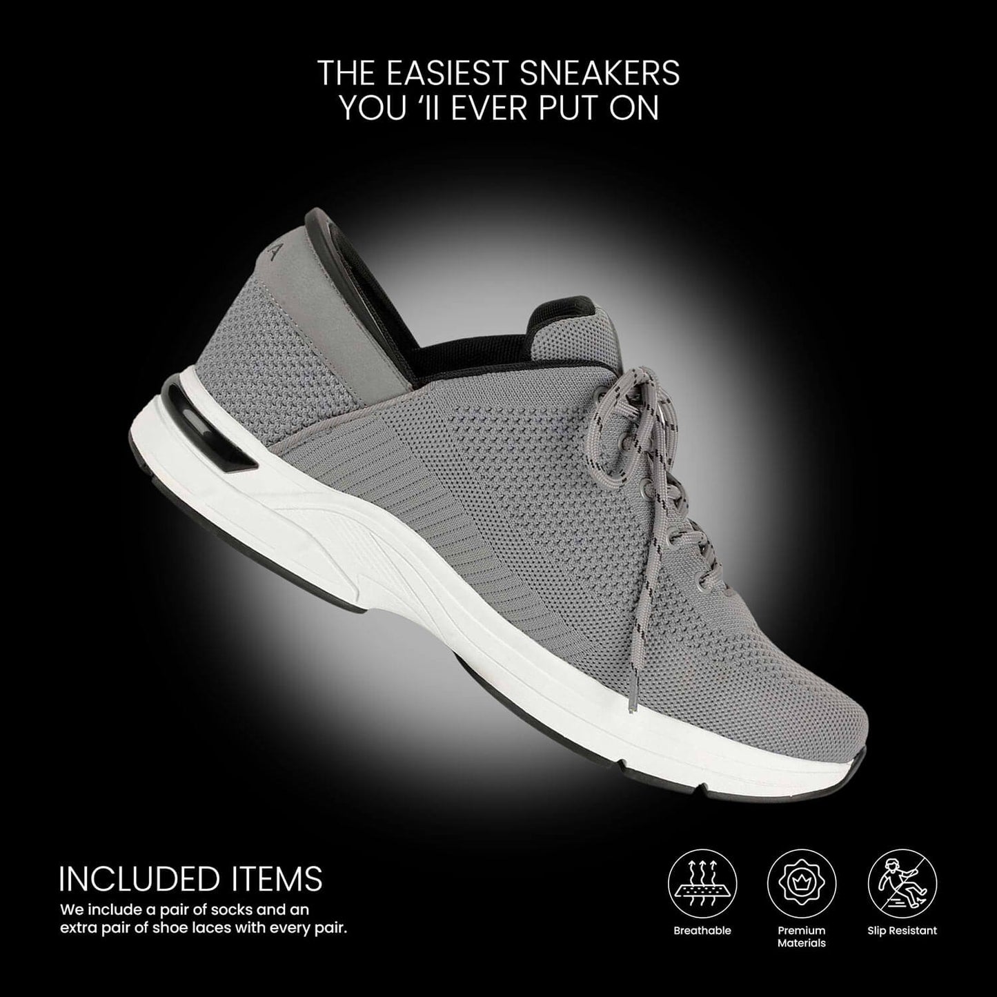 Stone Gray (Medium and Extra Wide 4E Available) (Sizes 7-16)