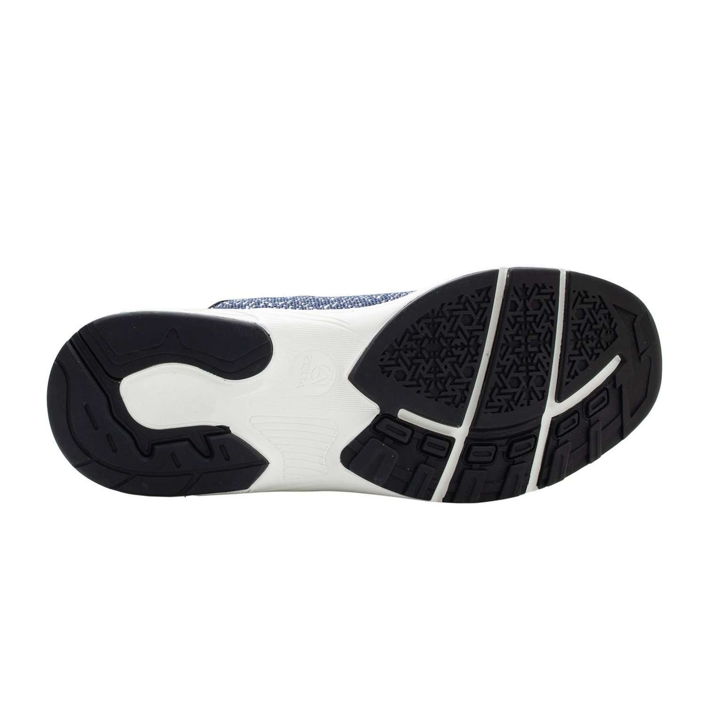 Midnight Blue Zeba Shoes Product Image Bottom Soles