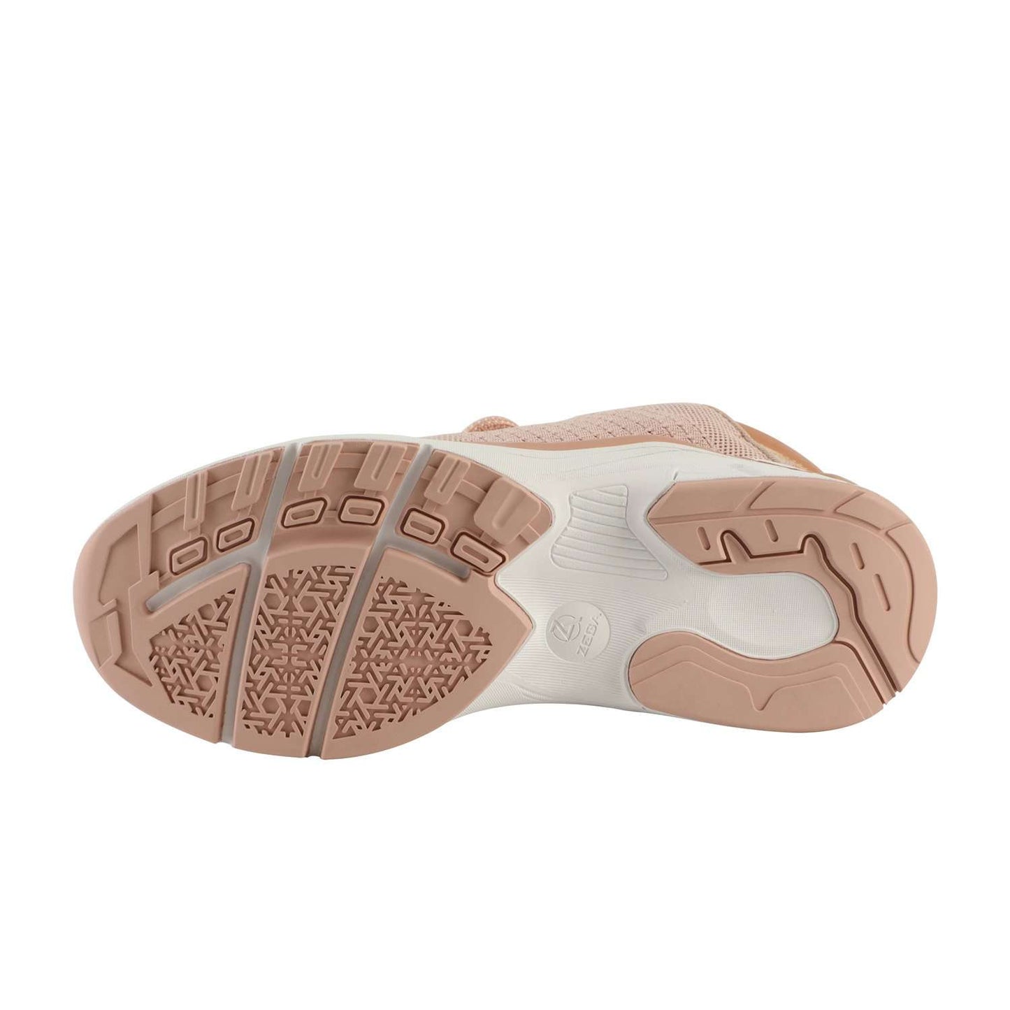 Blush Zeba Shoe Product Image Bottom Soles