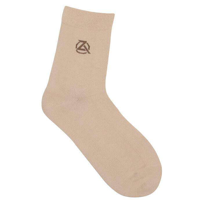Zeba Crew Socks Product Image Beige Unworn