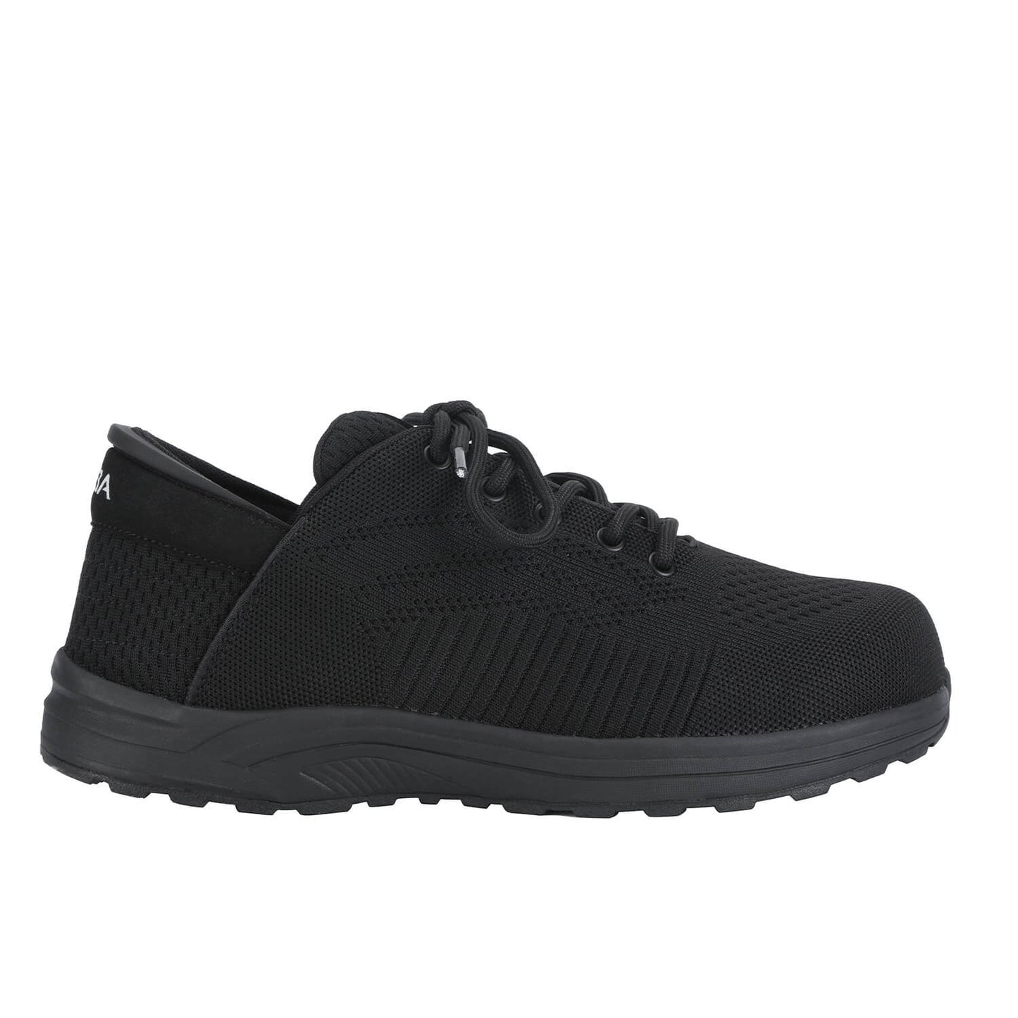Husky Black Front Side Zeba Shoe Right