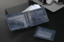 Load image into Gallery viewer, Zeba Premium Leather Trifold Wallet With Removable ID
