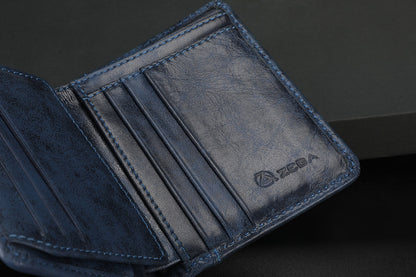 Zeba Premium Leather Trifold Wallet