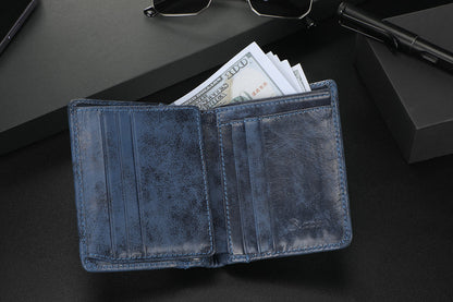 Zeba Premium Leather Trifold Wallet