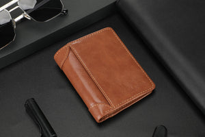 Zeba Premium Leather Trifold Wallet