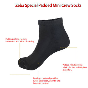 Zeba Special Padded Socks 6-Pack