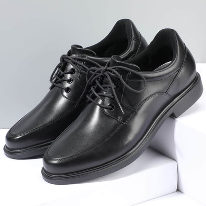 men's wide black dress shoes Men's Leo Dress Shoes with Memory Foam Insole