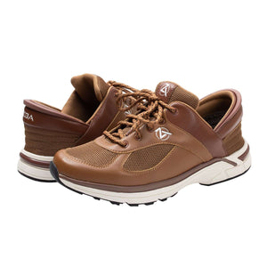 Brown Zeba Shoe Product Image Both Shoes