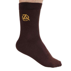 Zeba Crew Socks Product Image Brown