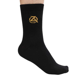 Zeba Crew Socks Product Image Black