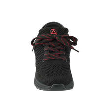 Load image into Gallery viewer, Black Ember Zeba Shoe Product Image Front Laces