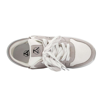 White Sand Zeba Shoes Product Image Top Laces