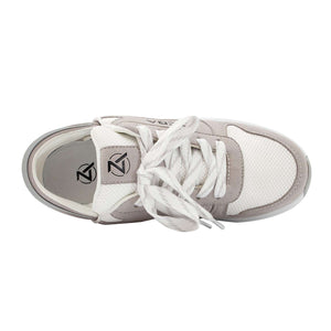 White Sand Zeba Shoes Product Image Top Laces