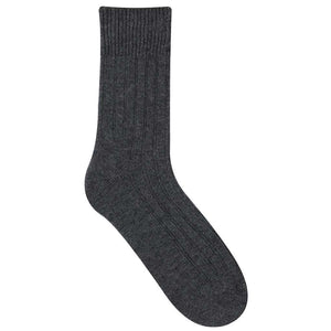 Zeba Gray Cashmere Socks Product Image Unworn