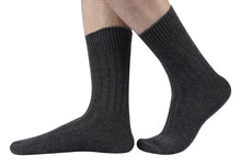 Load image into Gallery viewer, Zeba Gray Cashmere Socks Product Image