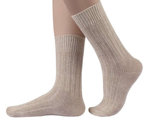 ONE PAIR High Quality Cashmere Socks (Size matches your shoe size order!)