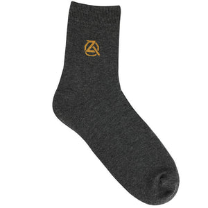 Zeba Crew Socks Product Image Gray Unworn
