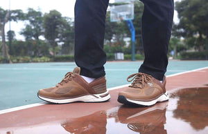 Brown Zeba Shoe Product Image Model Outside