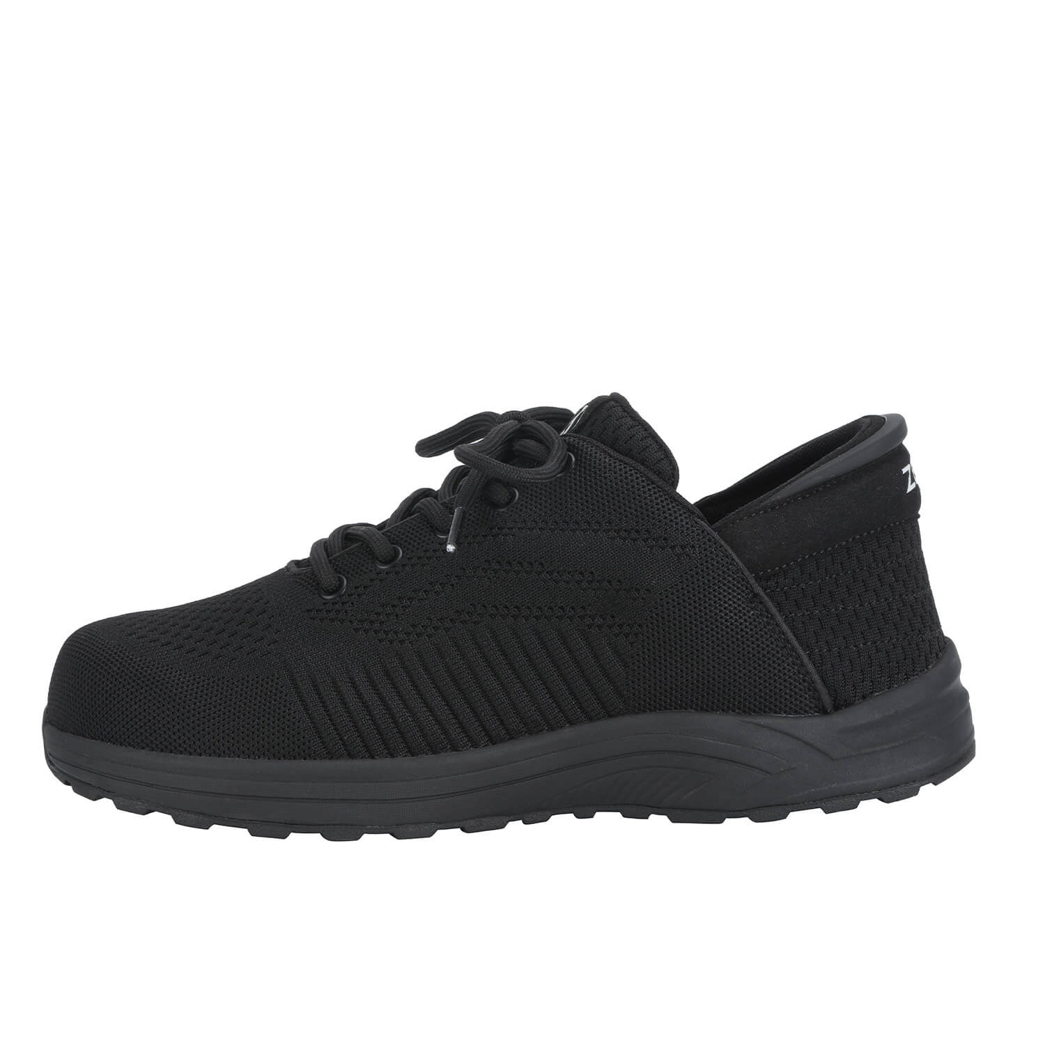 Husky Black Front Side Zeba Shoe Left