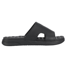 Load image into Gallery viewer, Black Massaging Leather Sandals (Sizes 7-16 Available)