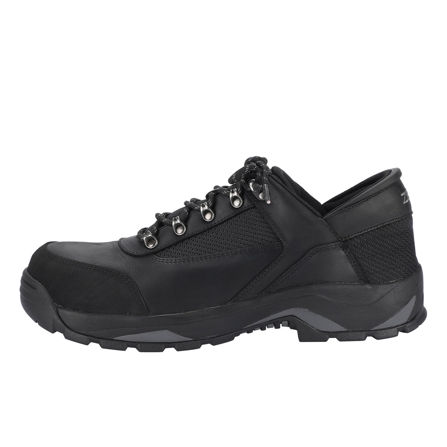 Industrial Black Genuine Leather Steel Toe Work Shoes (Sizes 7-16 ...